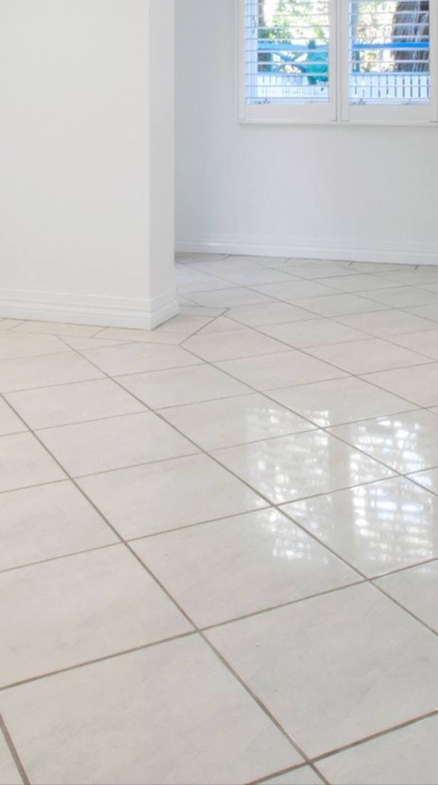 Diagonal Ceramic Floor